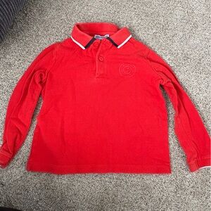 Jacadi Paris Toddler Boys Red Polo Shirt  3Y